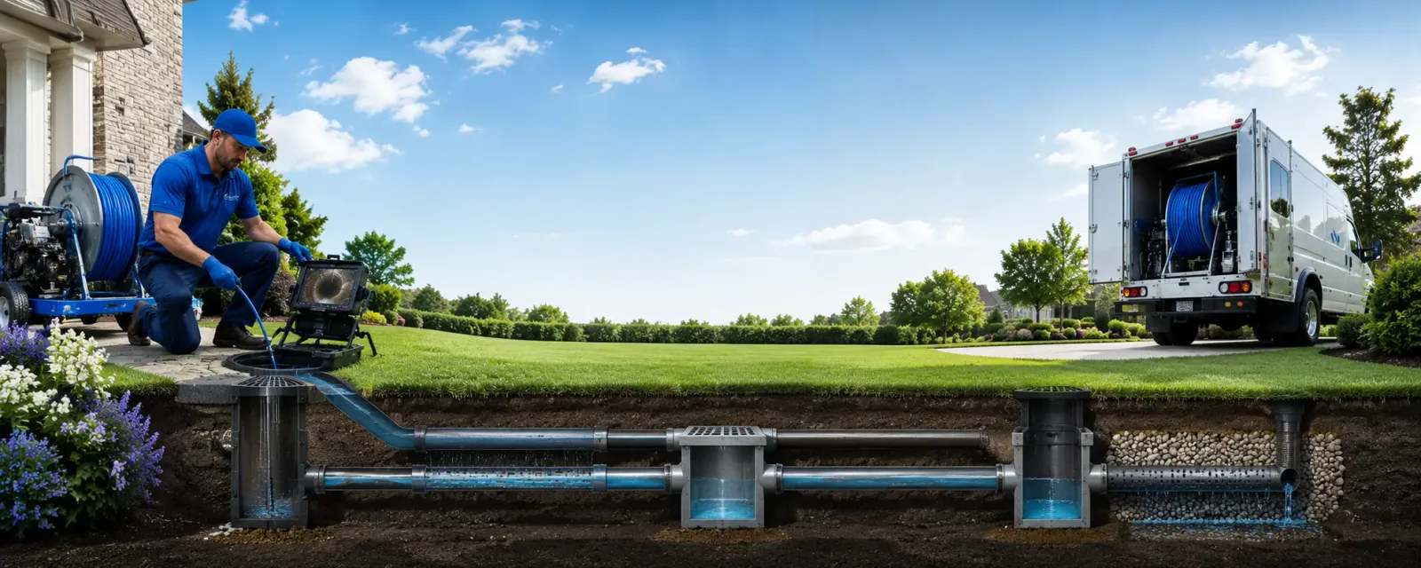 Outdoor drain cleaning information for Round Rock, TX