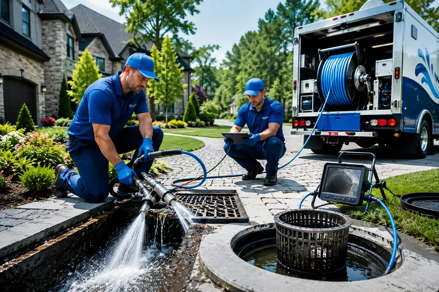 Local outdoor drain cleaning professionals in Round Rock, TX