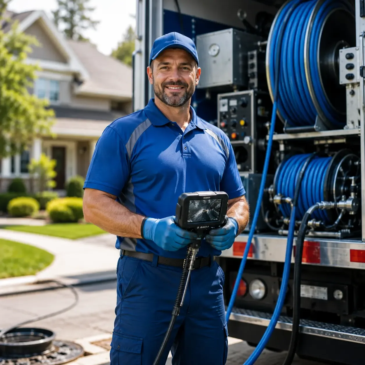 Local outdoor drain cleaning specialists in Round Rock, TX